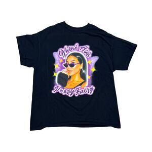 Jhené Aiko Pu$$y Fairy graffiti streetwear XL 
 Boomin DVD video shirt black